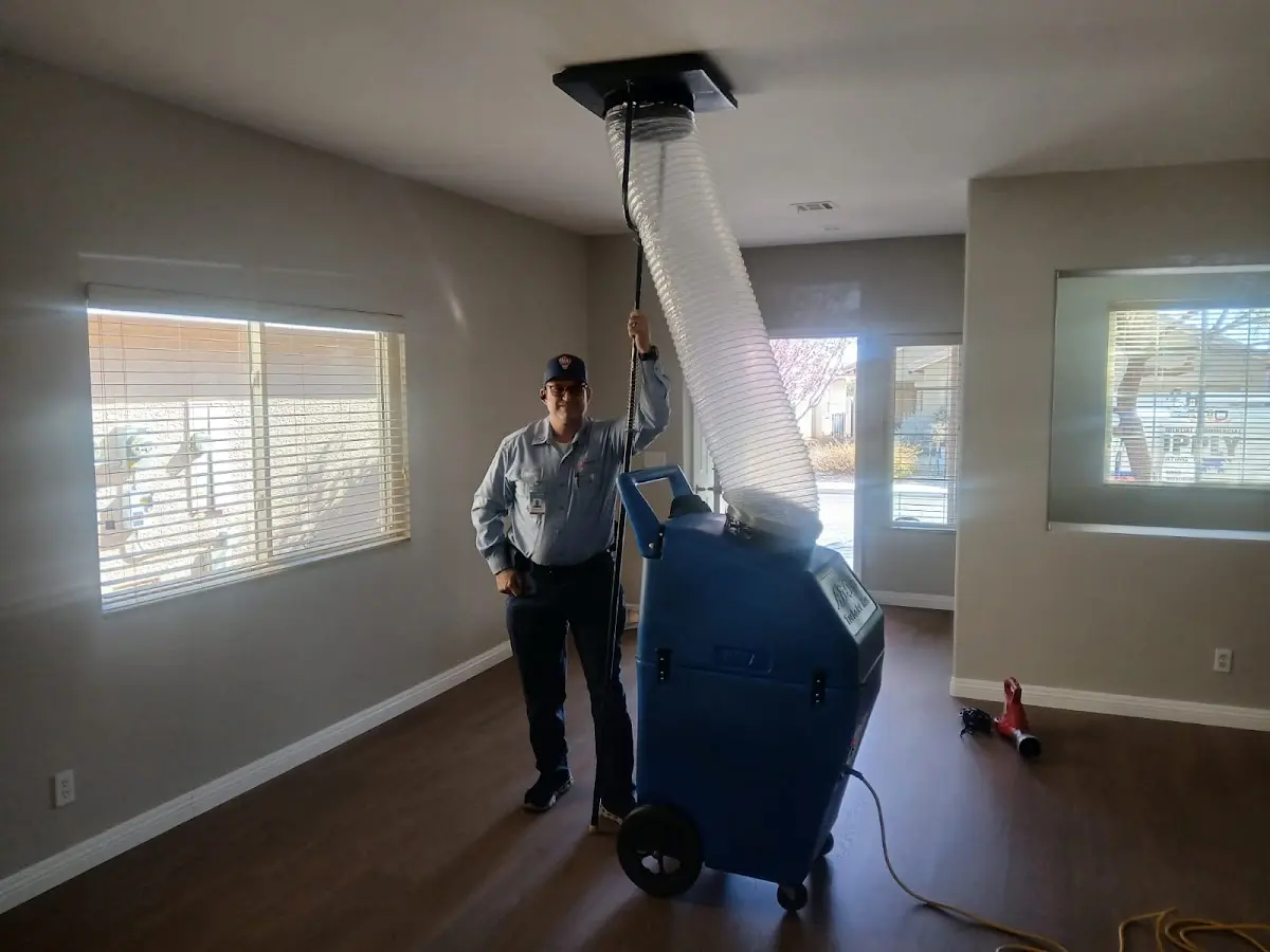 Professional Dryer Vent Cleaning work inside a Dodge City home